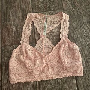Free people pink bralette